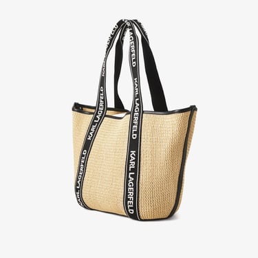  Karl Lagerfeld Kadın Bej Plaj Çantası