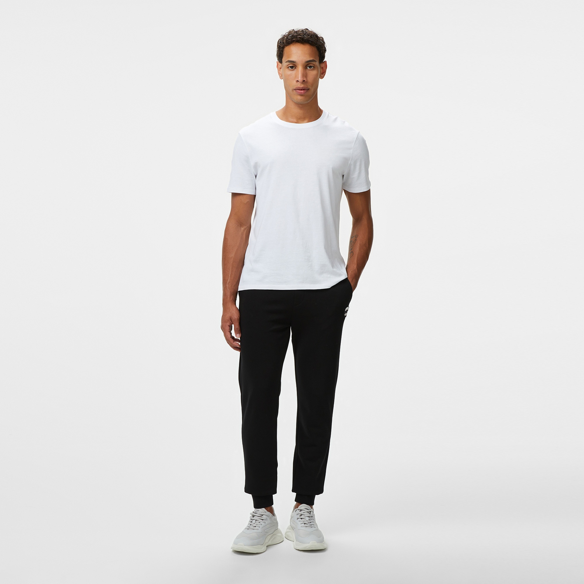 Karl Lagerfeld Erkek Siyah Eşofman Altı