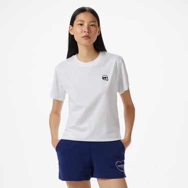  Karl Lagerfeld Kadın Beyaz T-Shirt