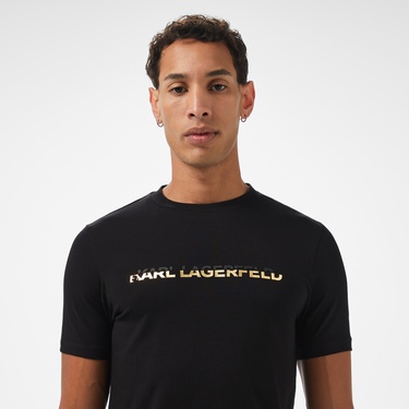  Karl Lagerfeld Erkek Siyah T-Shirt