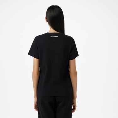  Karl Lagerfeld Kadın Siyah T-Shirt
