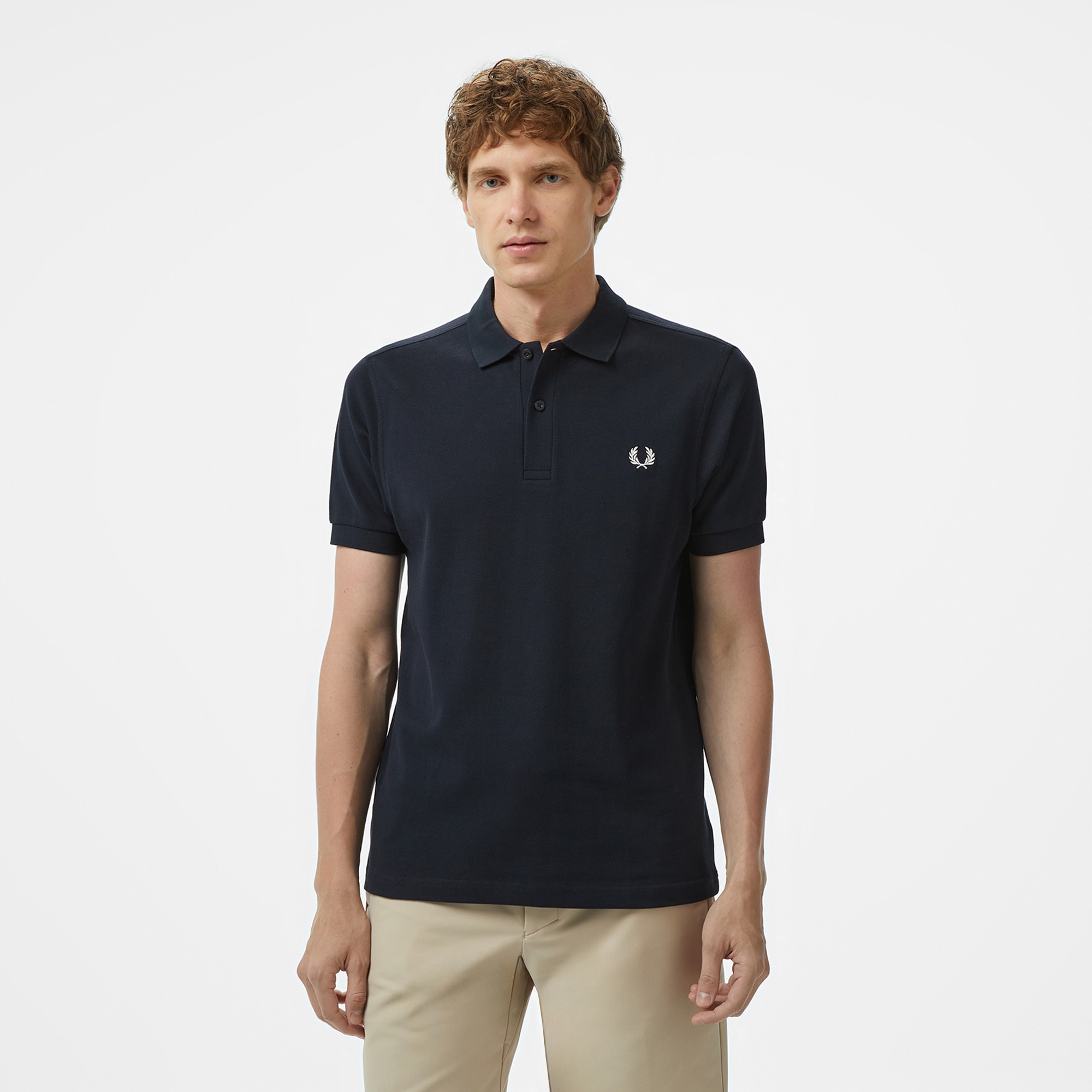 Fred Perry  Erkek Lacivert T-Shirt