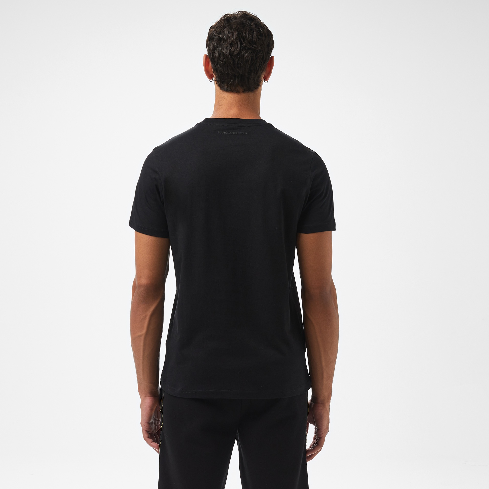 Karl Lagerfeld Erkek Siyah T-Shirt