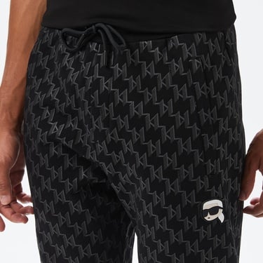  Karl Lagerfeld Erkek Siyah Eşofman Altı