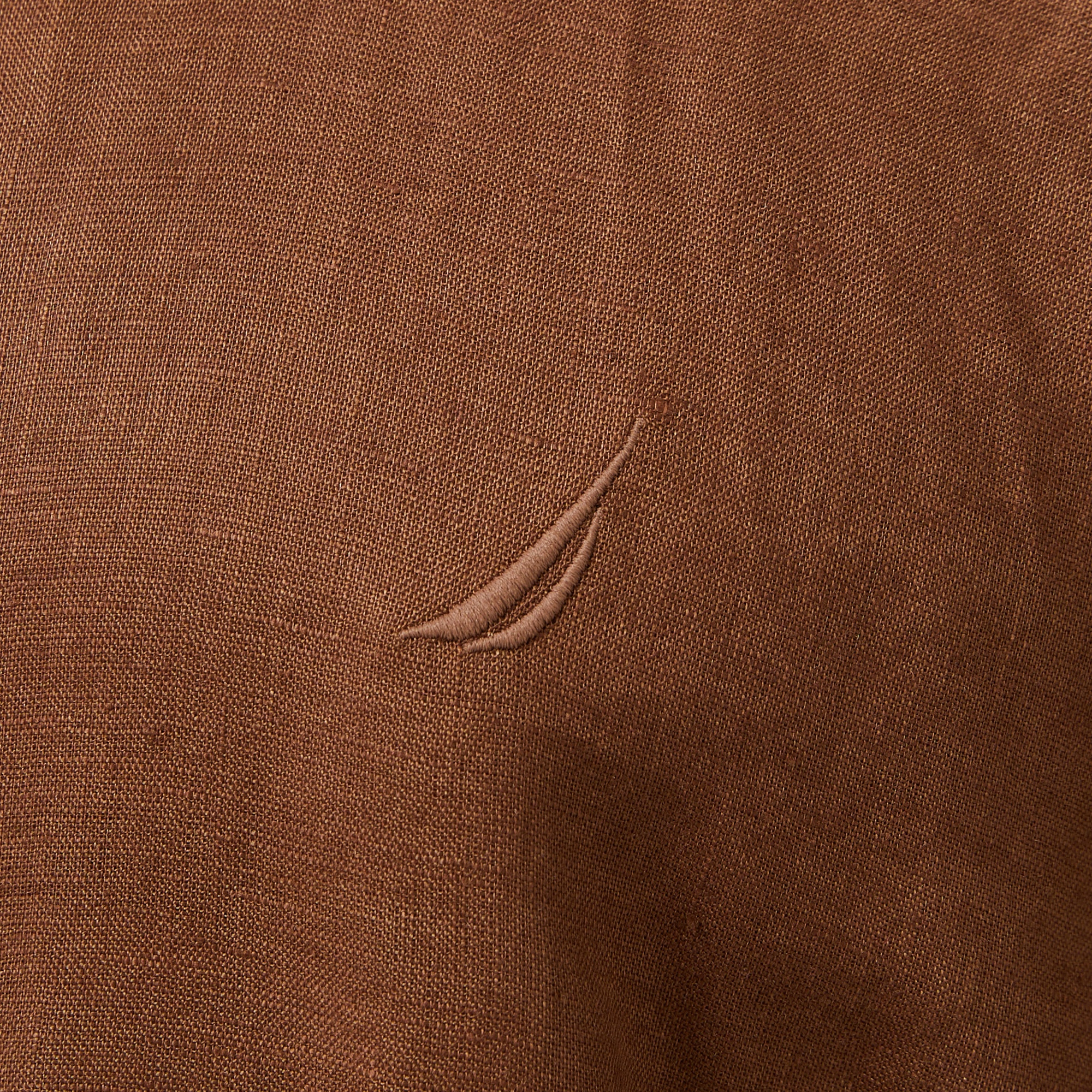 Nautica Erkek Kahverengi Classic Fit Gömlek