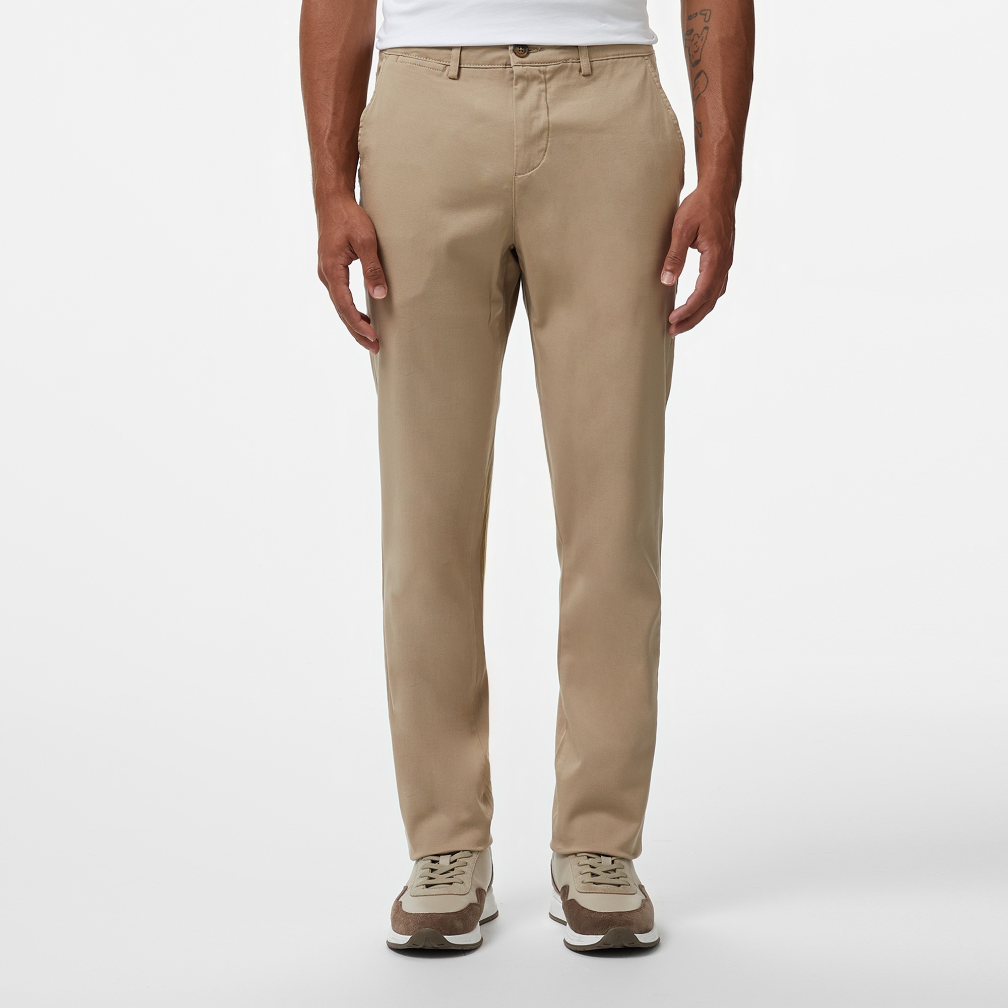 Nautica Erkek Bej Slim Fit Pantolon