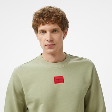  Hugo Diragol 212 Erkek Yeşil Sweatshirt
