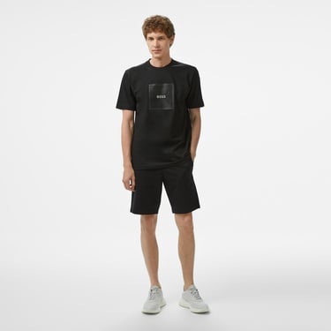  Boss Logo Erkek Siyah T-Shirt