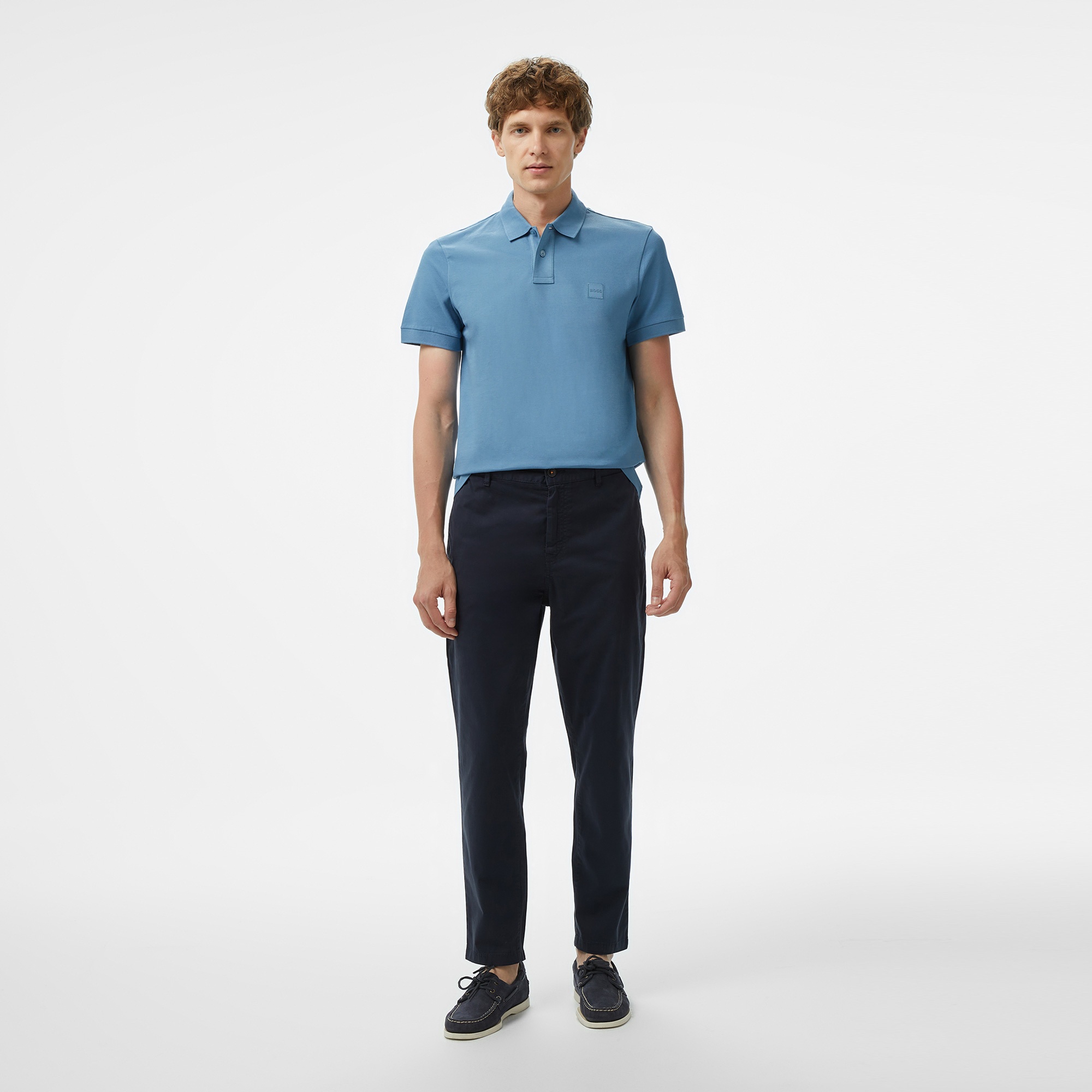 Boss Passenger Erkek Mavi Polo