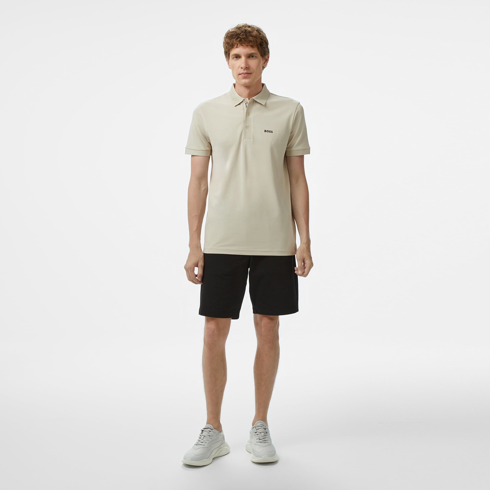 Boss Paule Erkek Bej Polo