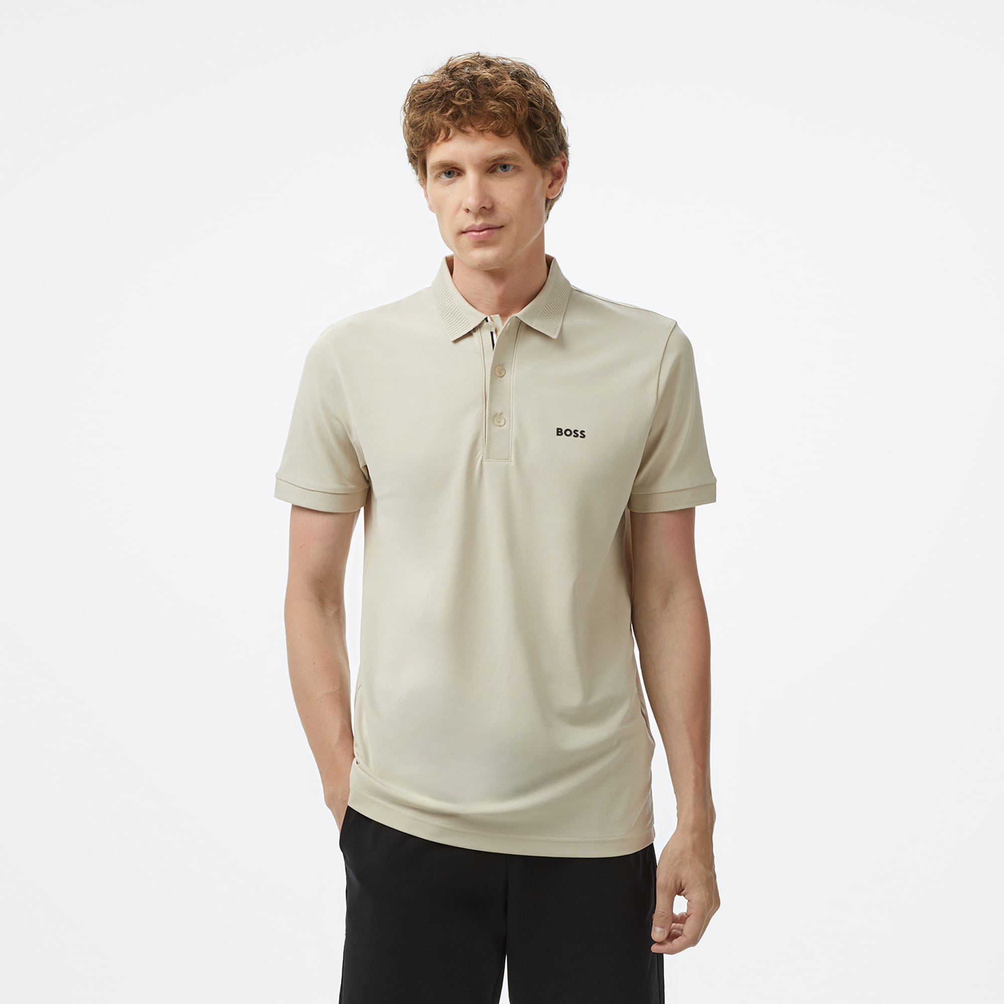  Boss Paule Erkek Bej Polo