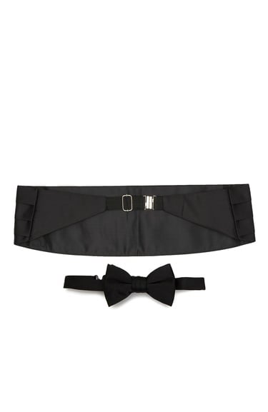  Network Erkek Siyah Papyon Kuşak