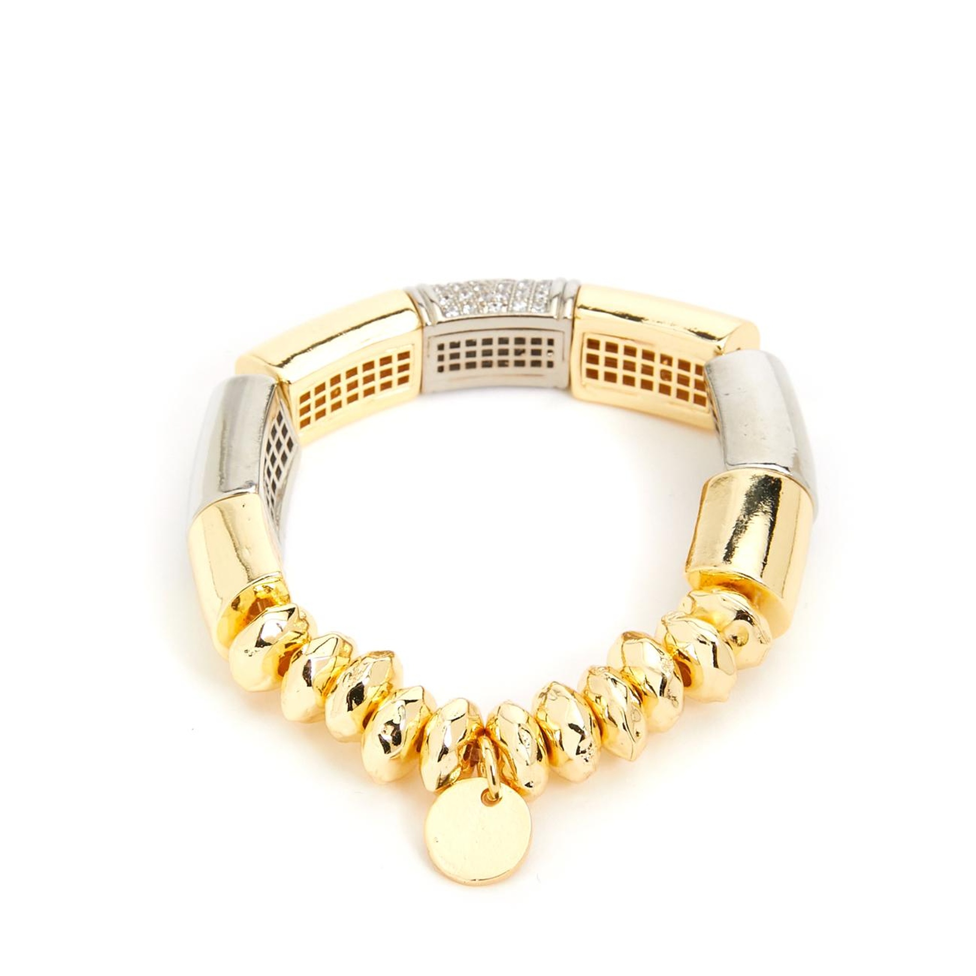 Network Kadın Gümüş Altın Rengi Bileklik