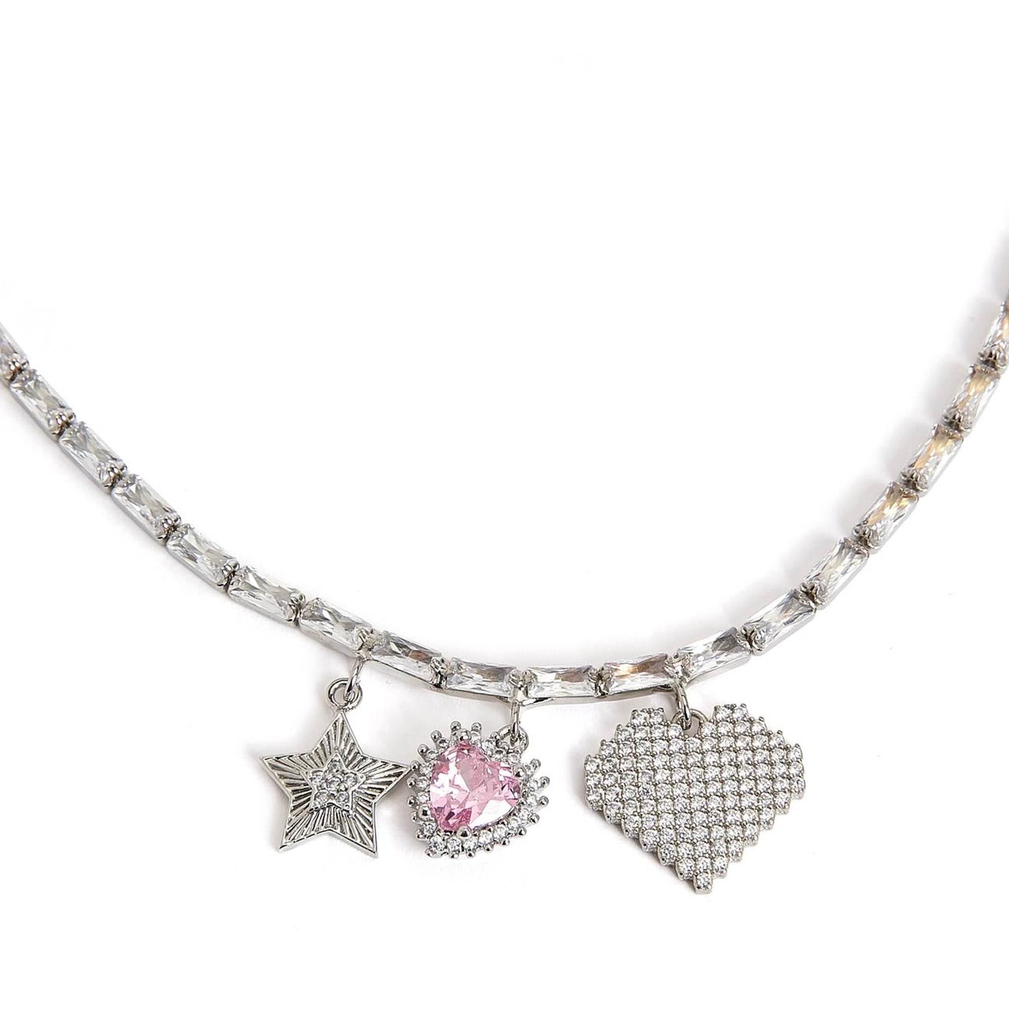 Network Kadın Silver Kolye