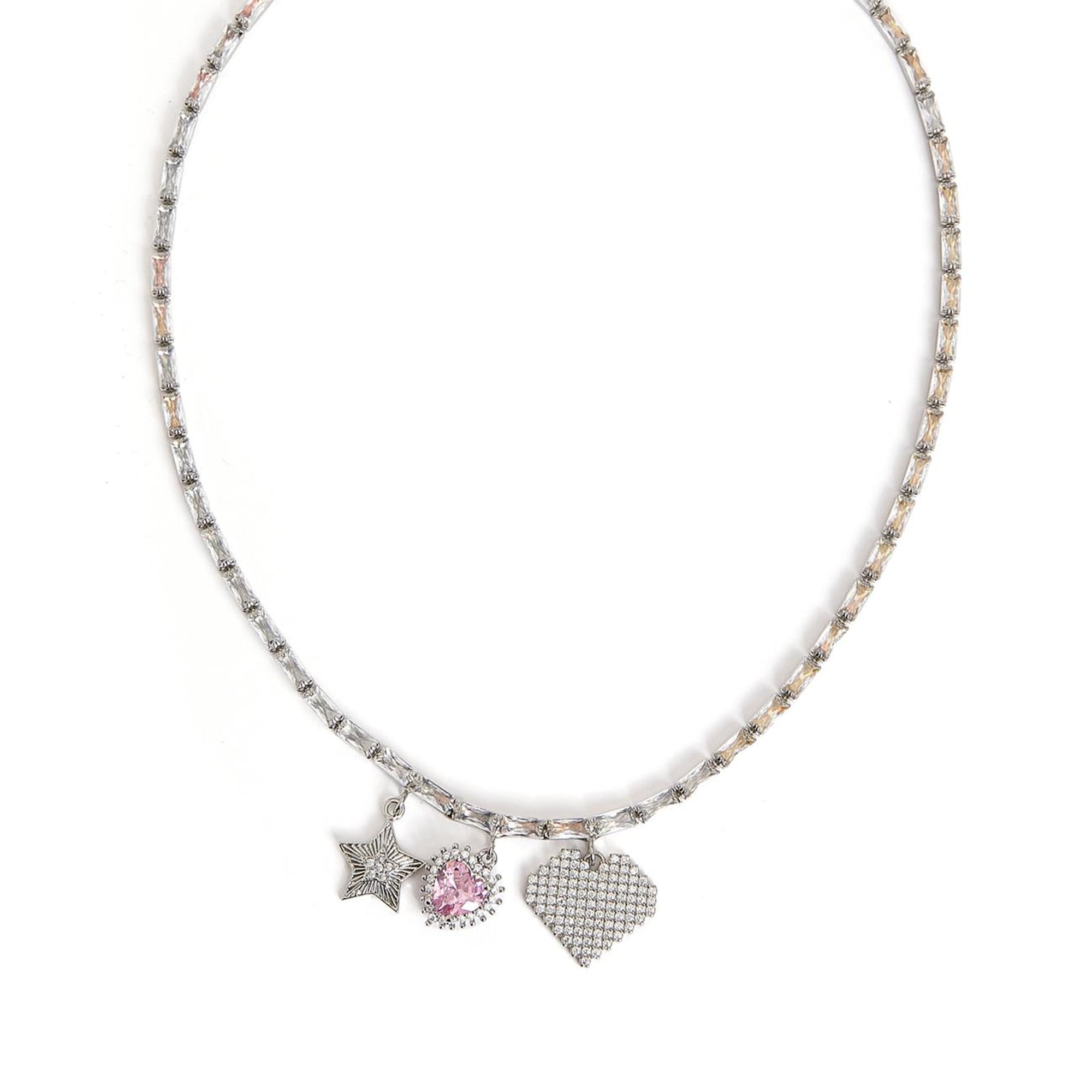 Network Kadın Silver Kolye