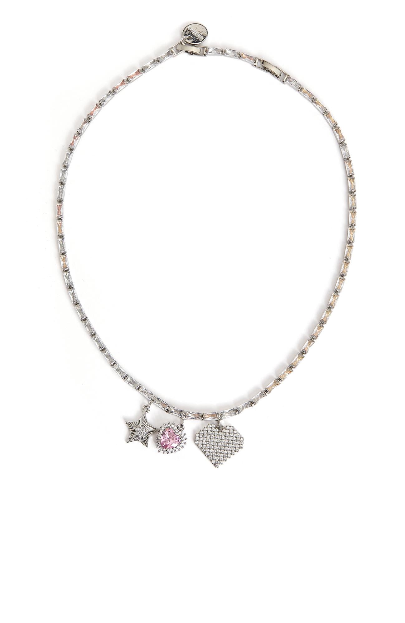  Network Kadın Silver Kolye