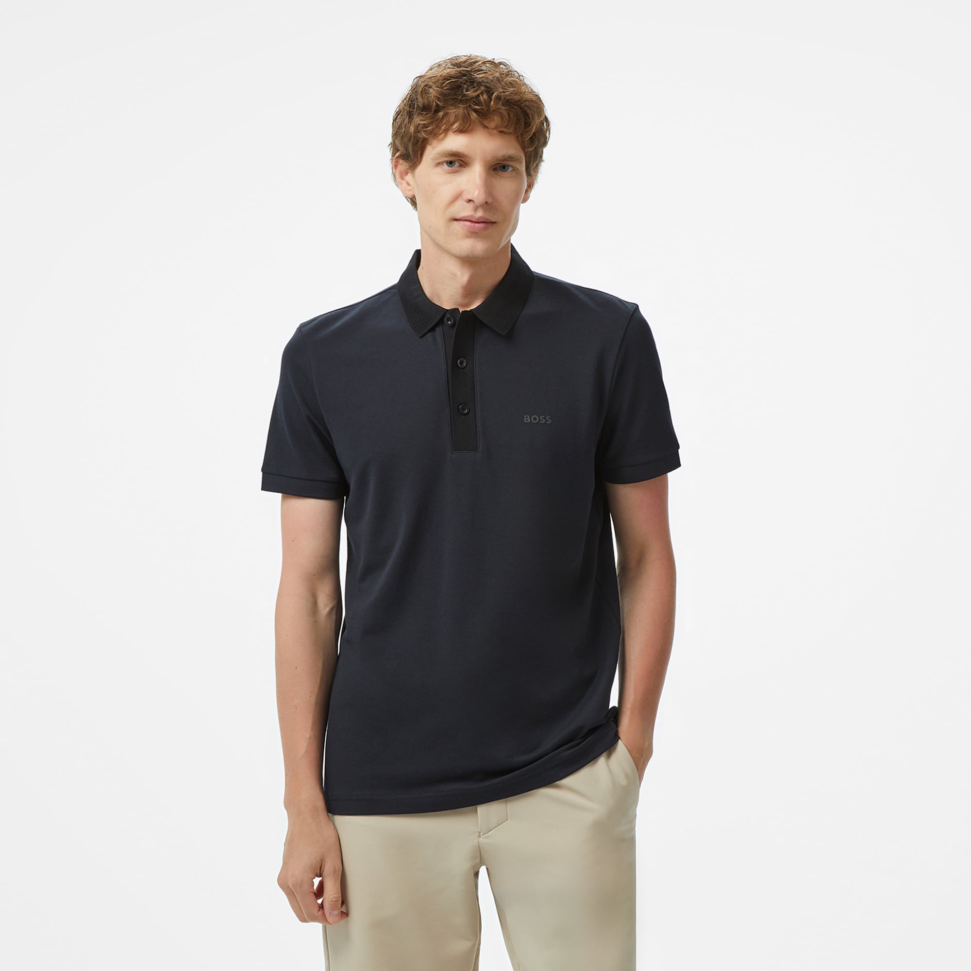  Boss Paule Erkek Lacivert Polo