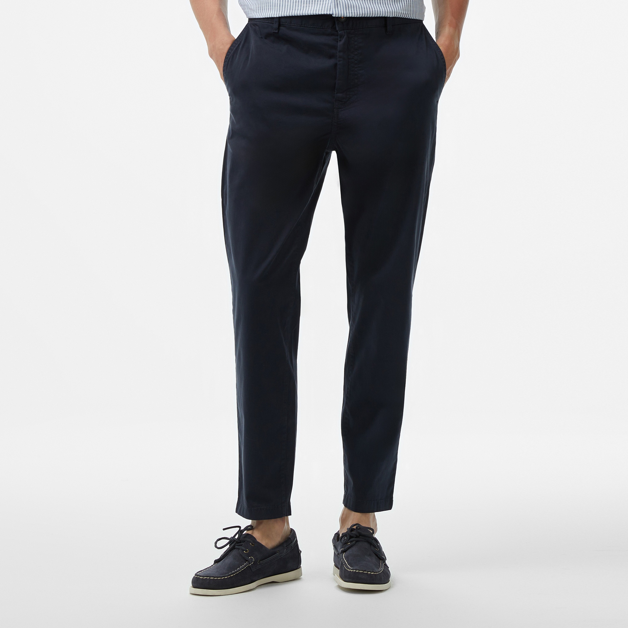 Boss Chino Tapered Erkek Lacivert Pantolon