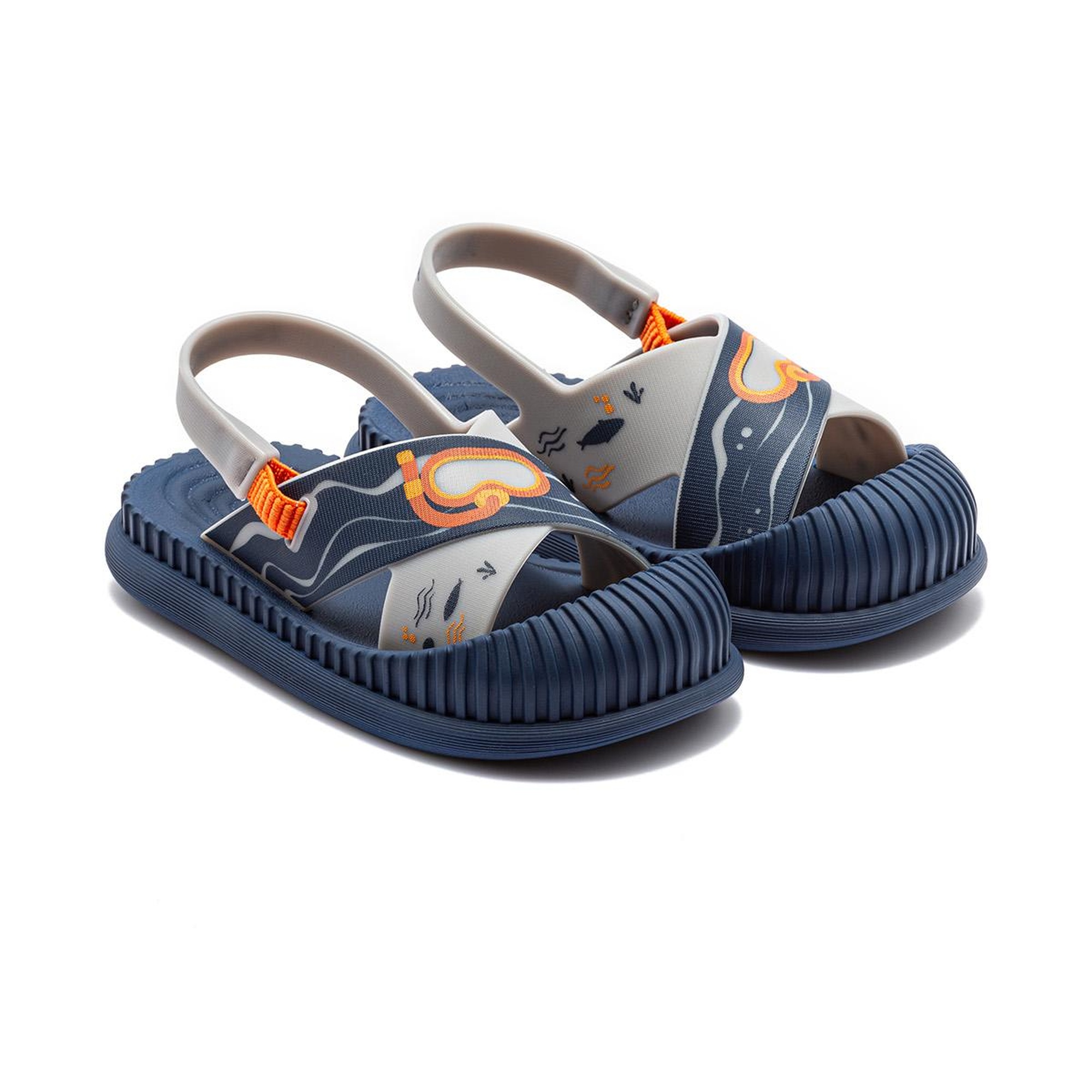 Fun Sea Çocuk Sandalet Lacivert-Gri 19/27