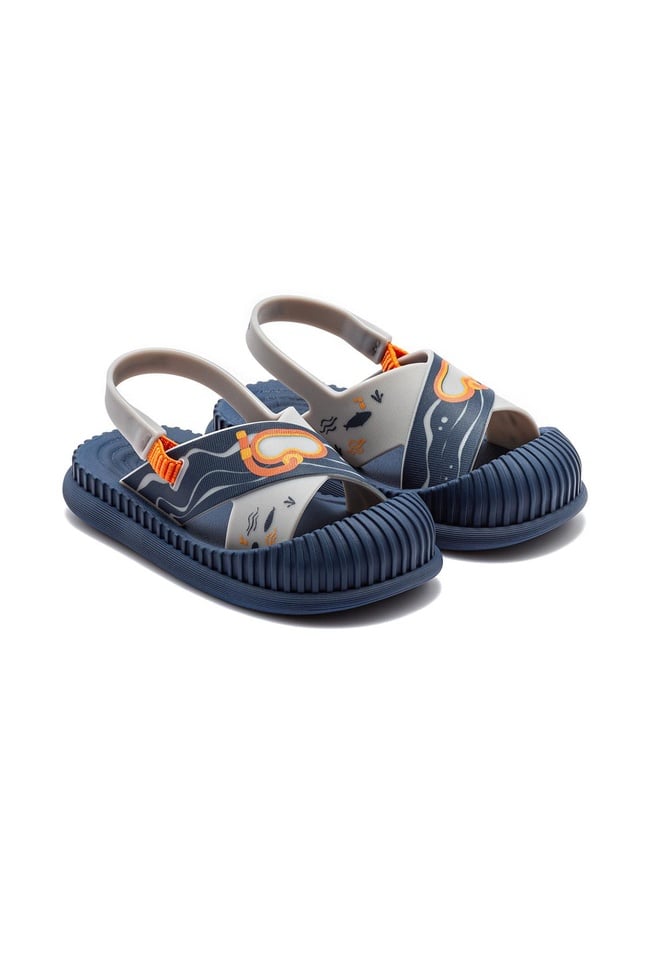  Fun Sea Çocuk Sandalet Lacivert-Gri 19/27