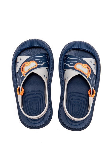  Fun Sea Çocuk Sandalet Lacivert-Gri 19/27