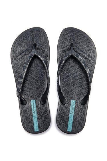  Mesh X Kadın Parmak Arası Terlik Siyah-Gri 35/40