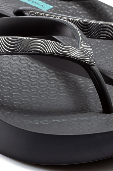  Mesh X Kadın Parmak Arası Terlik Siyah-Gri 35/40