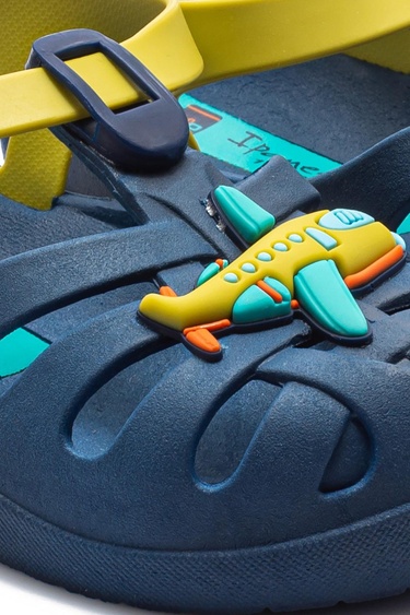  Summer Çocuk  Sandalet Mavi-Yeşil 19/29