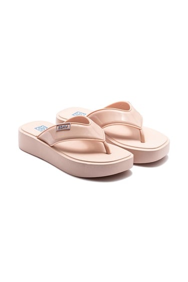  Trend Kadın Parmak Arası Terlik Pudra 35/42