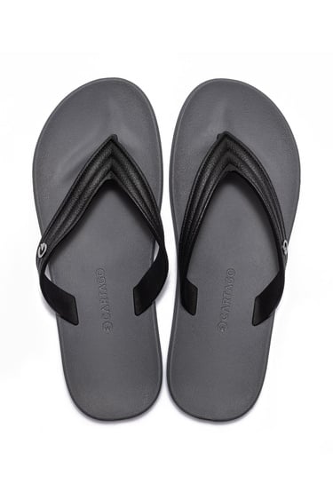  Porto Erkek Parmak Arası Terlik Gri 39/46