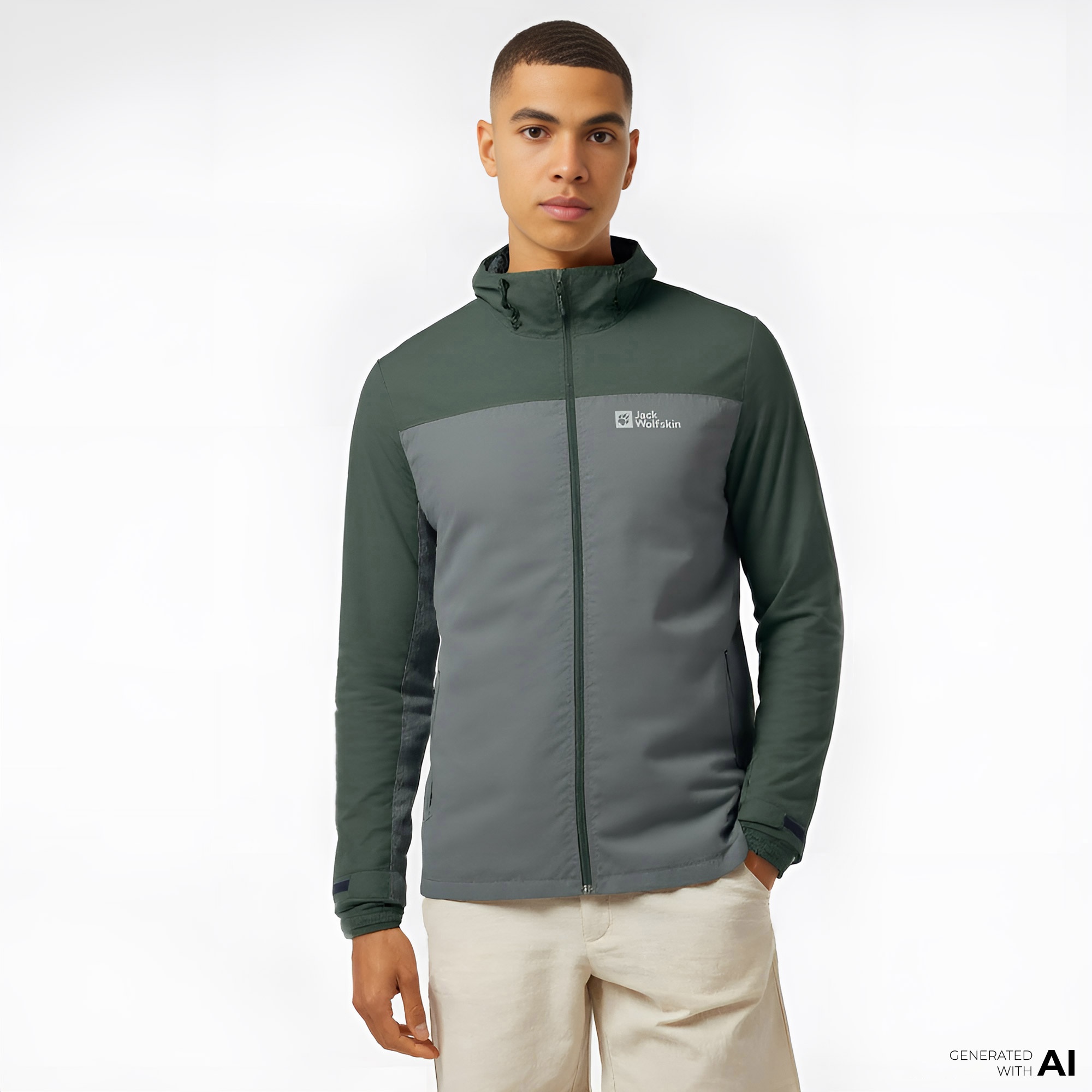 Jack Wolfskin Taubenberg 3in1 Erkek Yeşil Mont