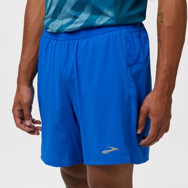  Brooks Journey 7 2-in-1 Erkek Mavi Koşu Şortu