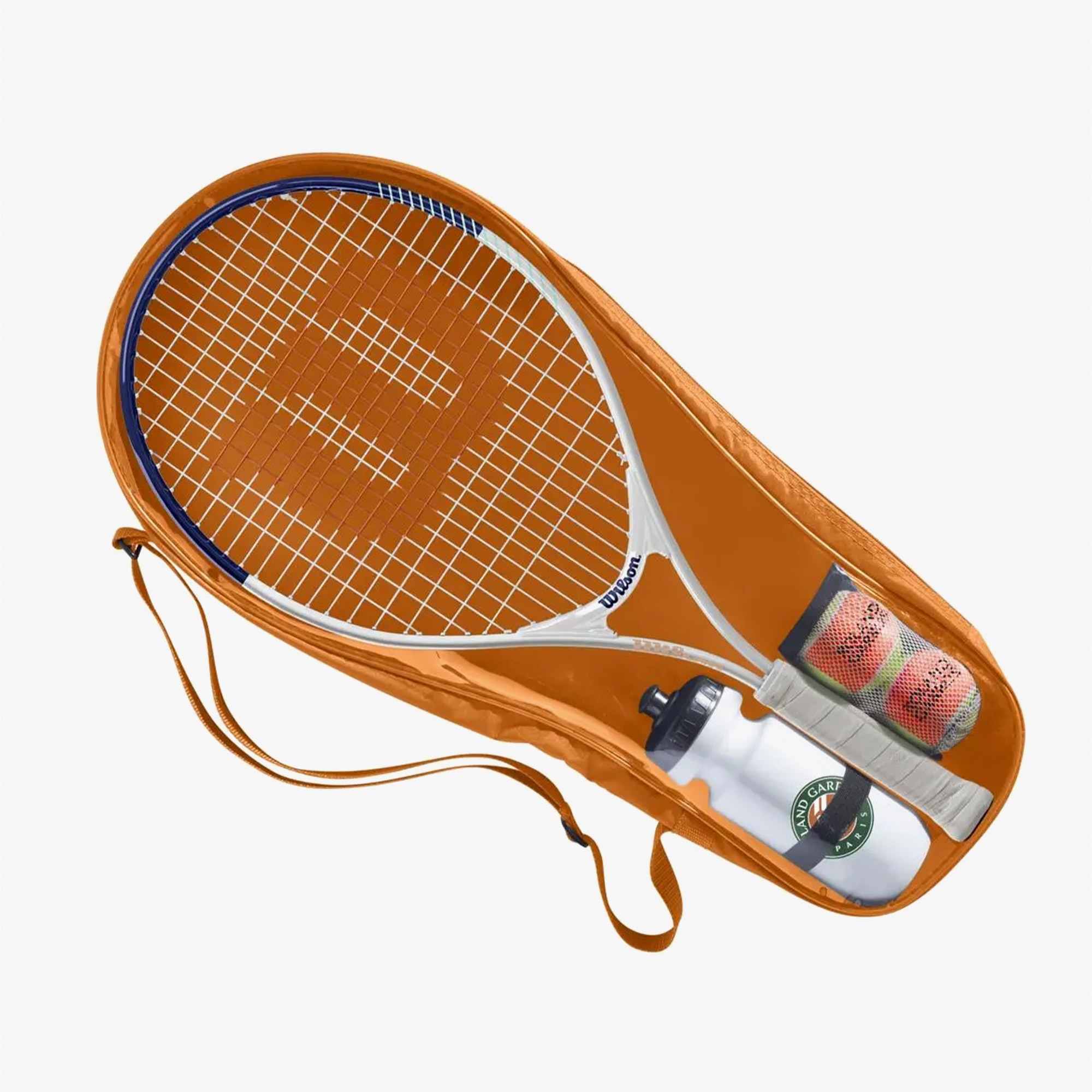 Wilson Roland Garros Elite Kit Çocuk Lacivert Beyaz Tenis Raketi