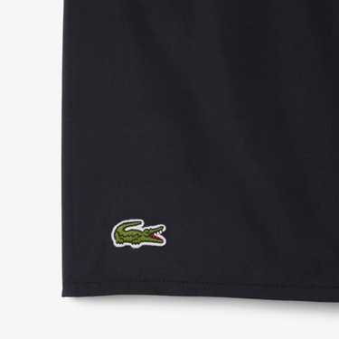  Lacoste Erkek Siyah Deniz Şortu