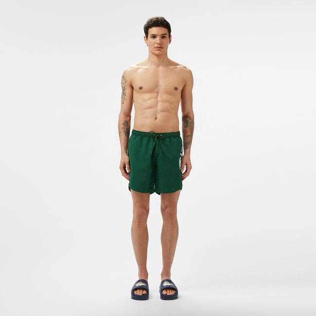  Erkek Regular Fit Baskılı Yeşil Mayo