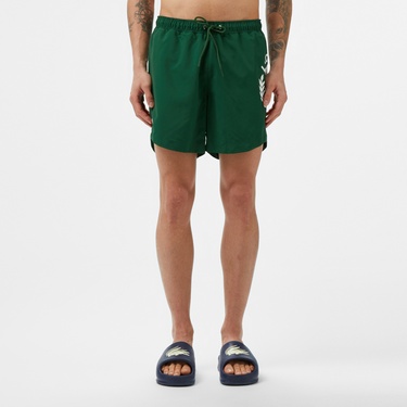  Erkek Regular Fit Baskılı Yeşil Mayo