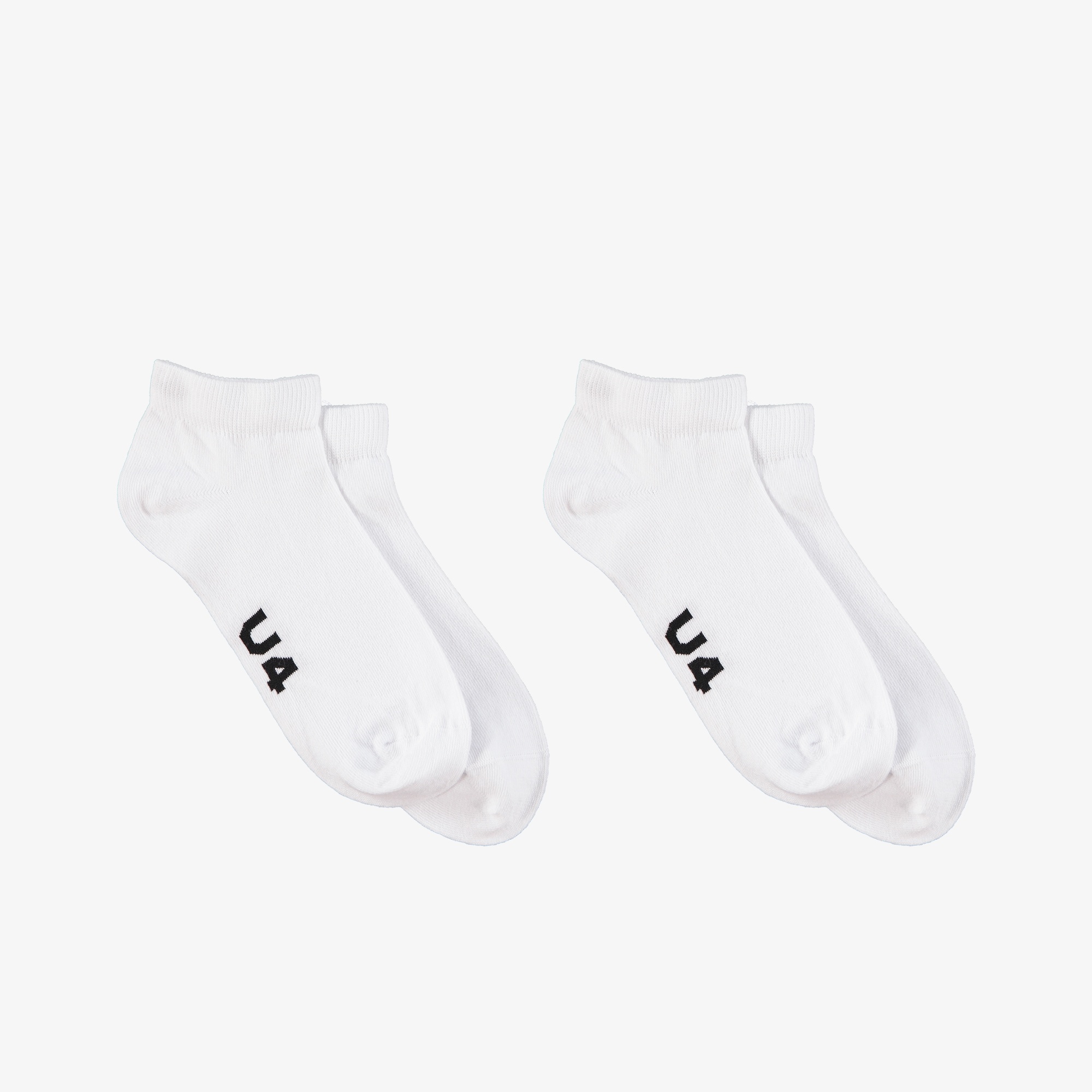 UNITED4 Patik Unisex Beyaz 2li Çorap