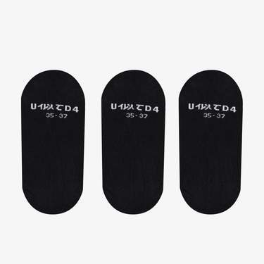  UNITED4 Classic Unisex Siyah 2'li Çorap