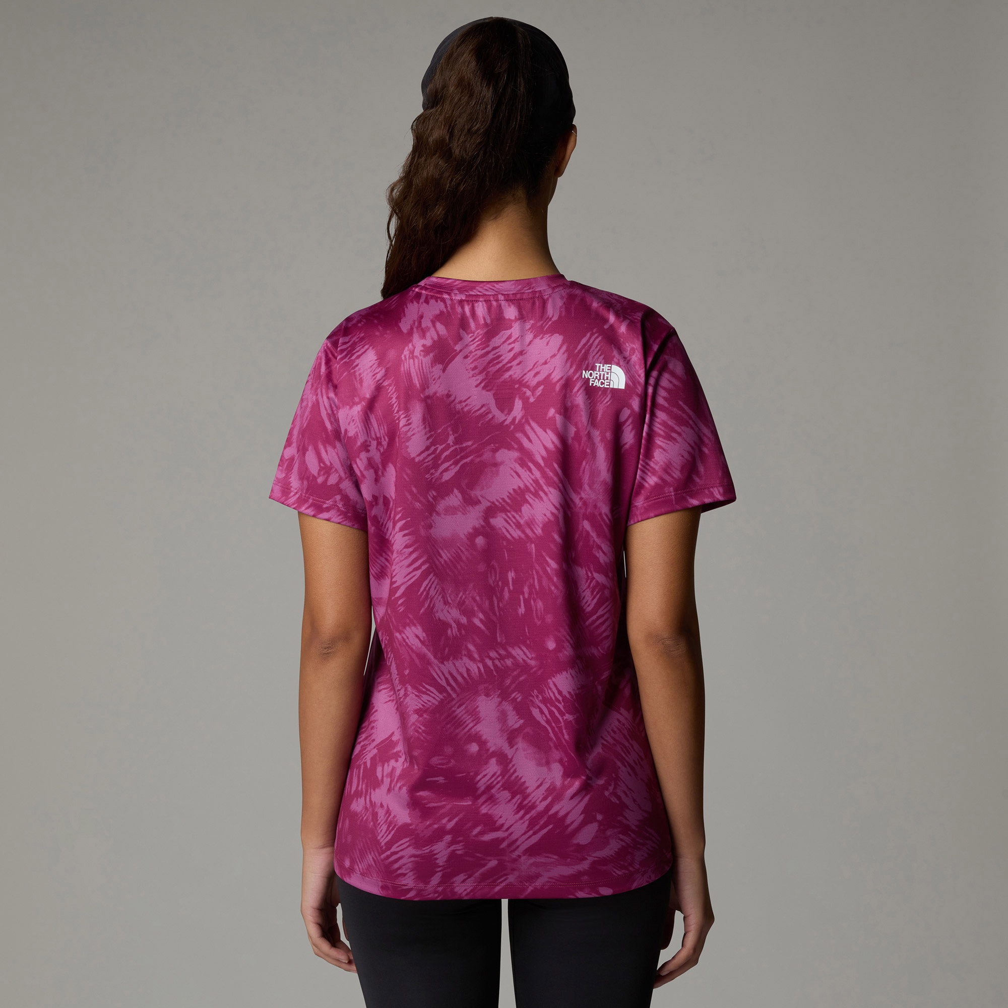 The North Face Flex S/S Reg Aop Kadın Pembe T-Shirt