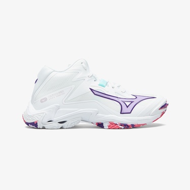  Mizuno Wave Lightning Z8 Mid Kadın Beyaz Voleybol Ayakkabısı