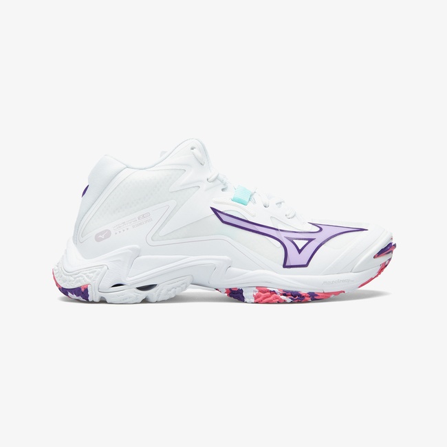 Mizuno Wave Lightning Z8 Mid Kadın Beyaz Voleybol Ayakkabısı