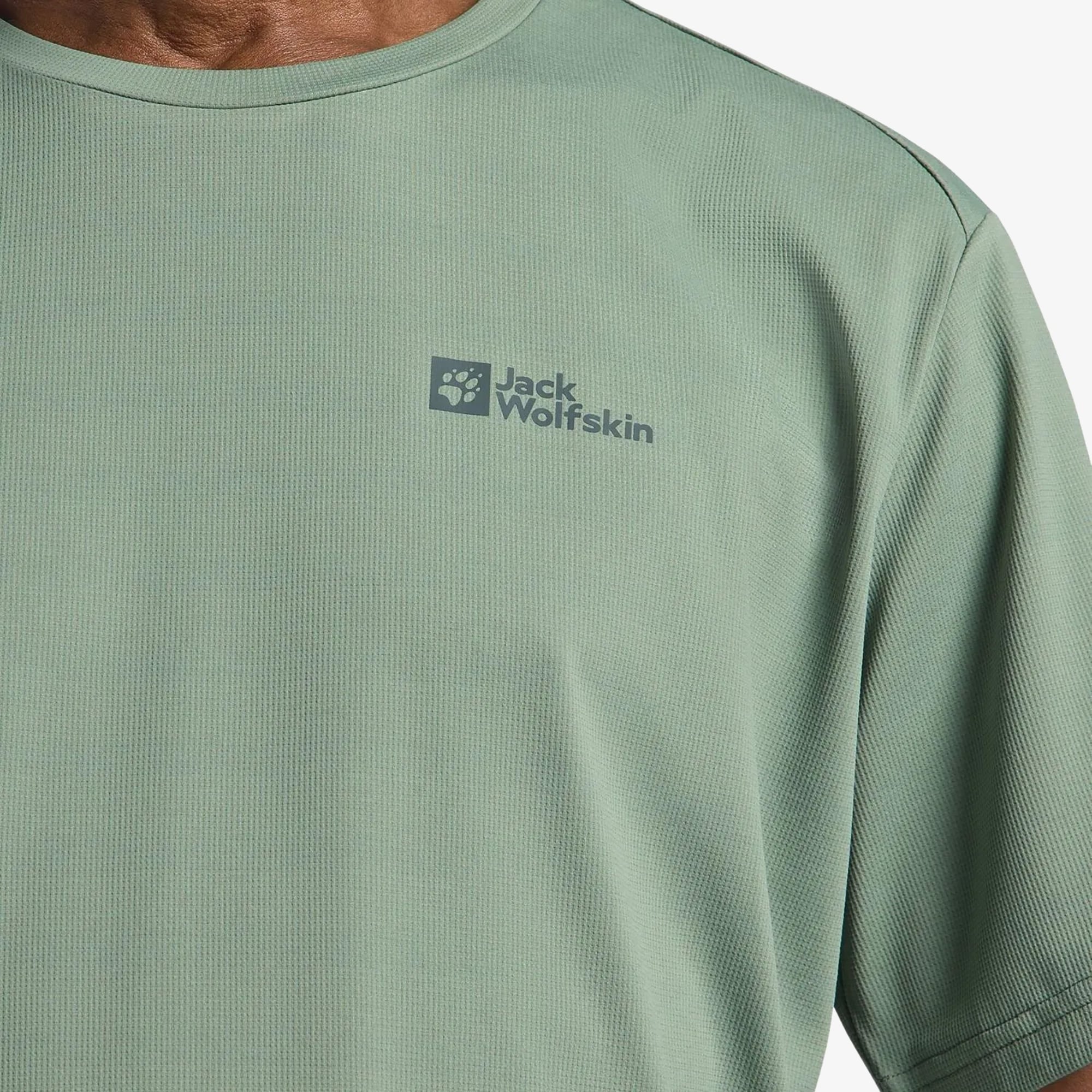 Jack Wolfskin Delgami Erkek Yeşil T-Shirt