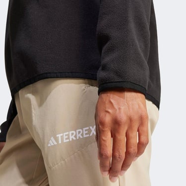  adidas Multi Essentials 1-2 Zip Fleece Kadın Siyah Yürüyüş Polar