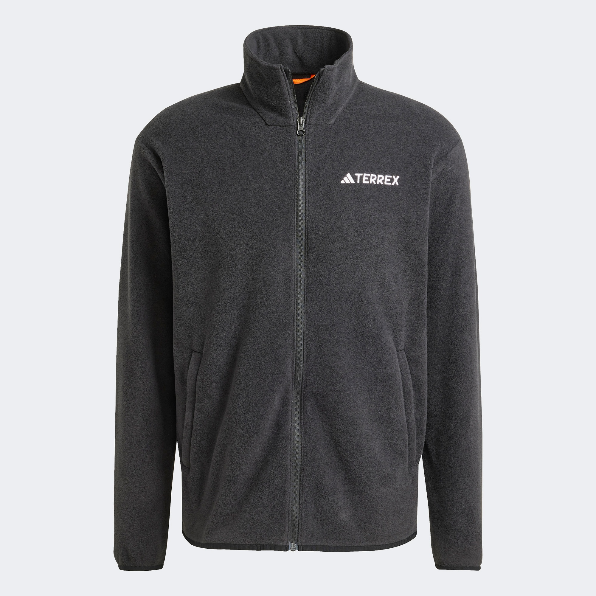 adidas Mountain Essentials Full-Zip Fleece Erkek Siyah Polar