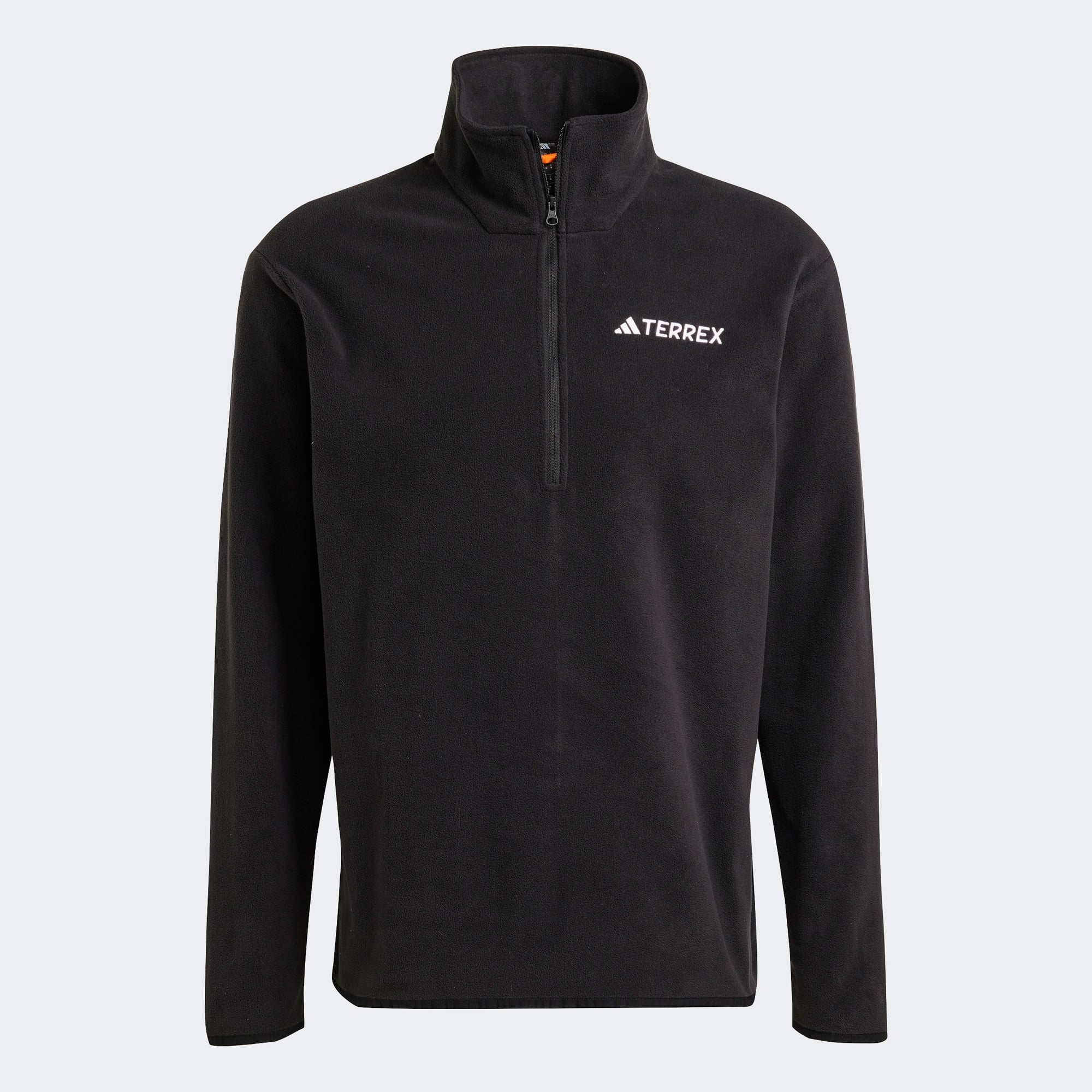 adidas Mountain Essentials Half-Zip Fleece Erkek Siyah Polar