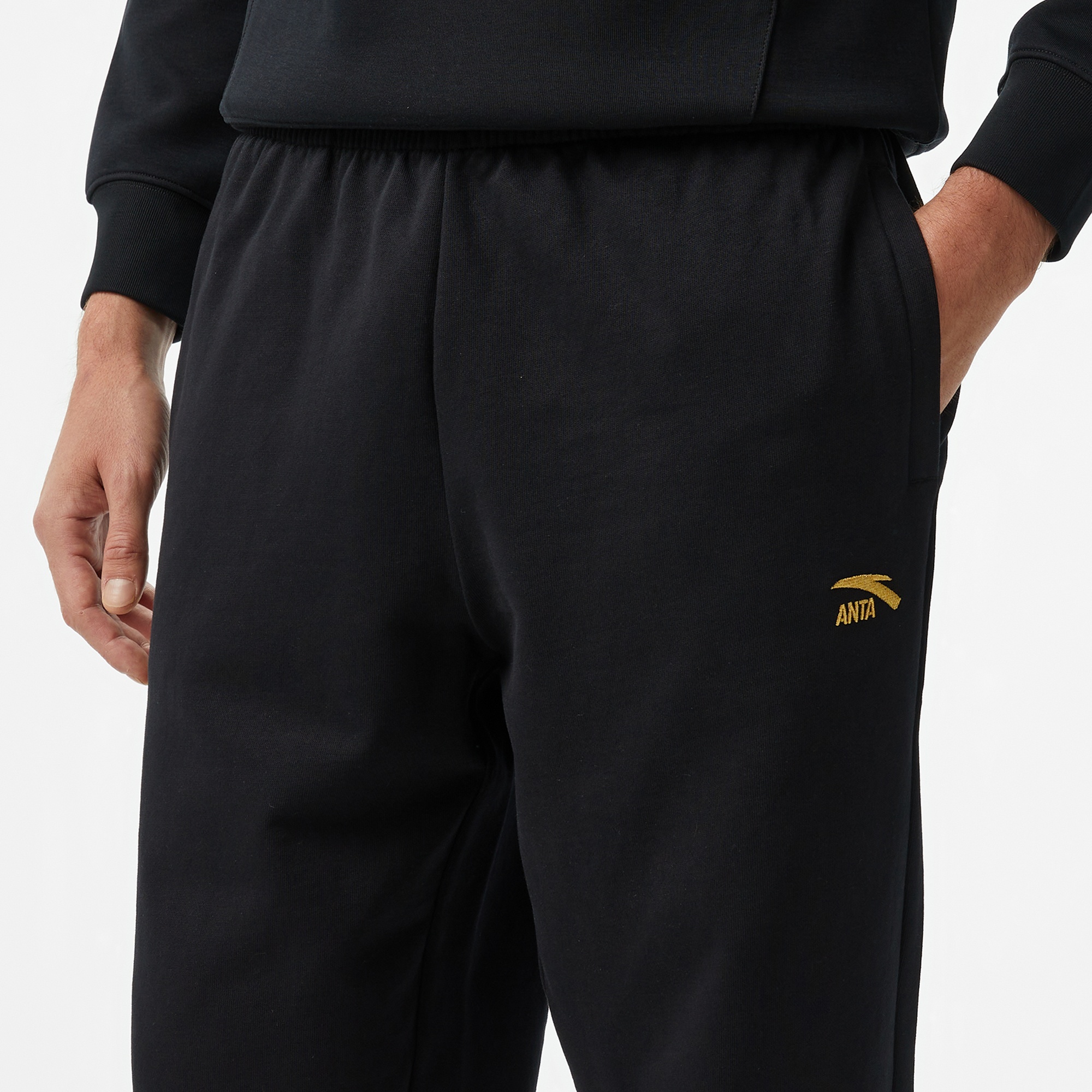 Anta CNY Good Luck Erkek Siyah Eşofman Altı