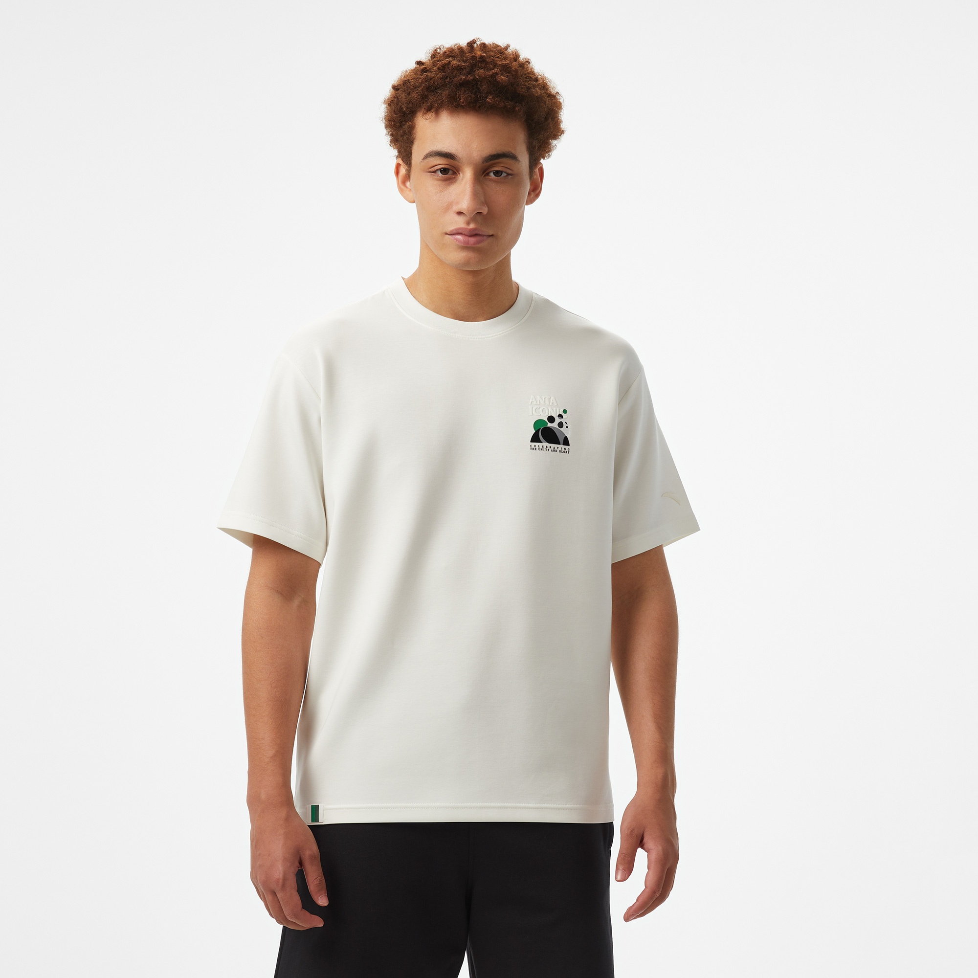 Anta Iconic SS Erkek Bej T-Shirt