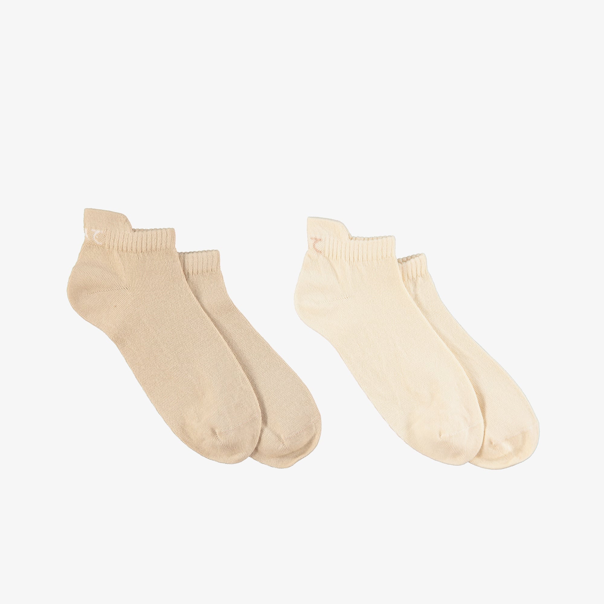 UNITED4 Unisex Kahverengi/Bej 2'li Çorap