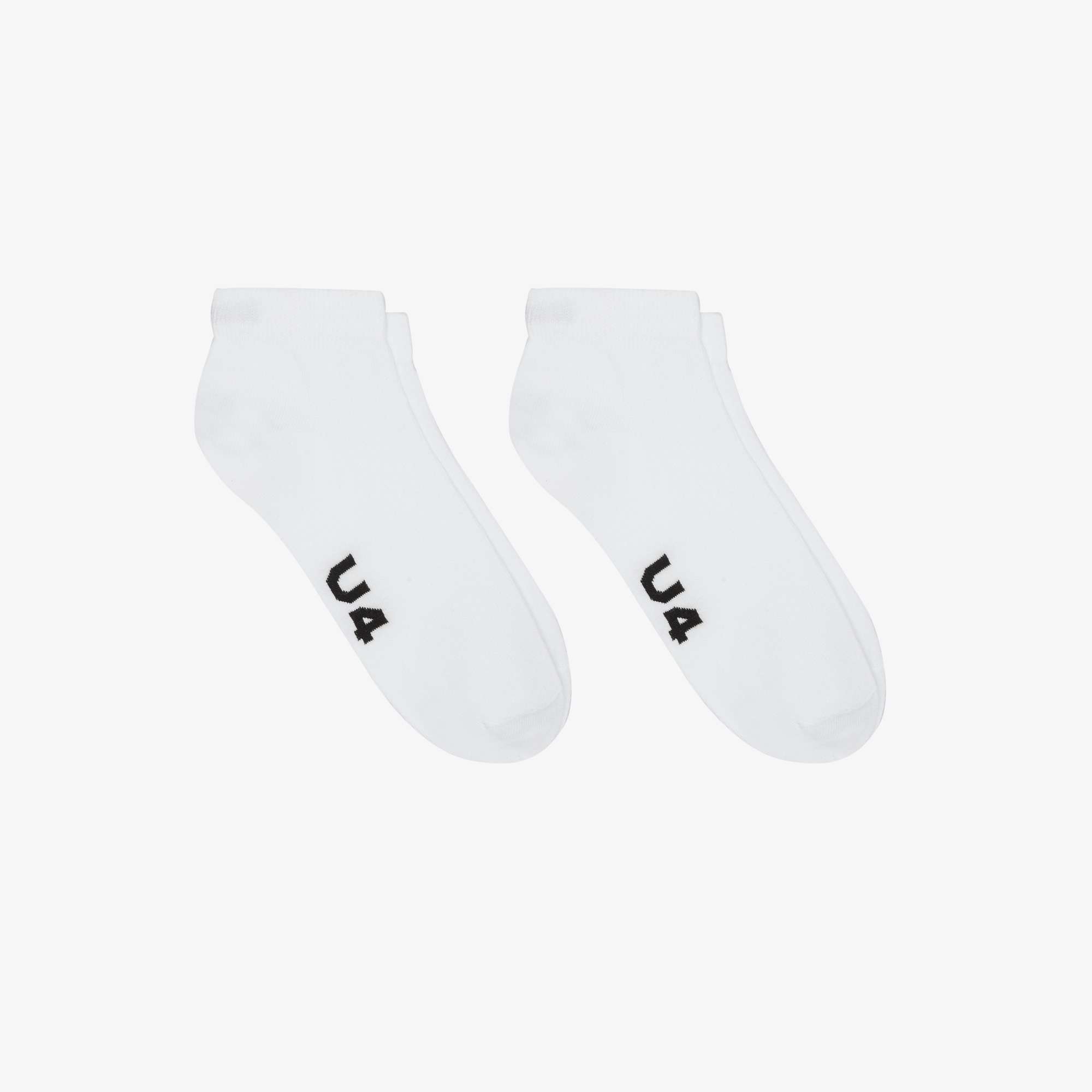 UNITED4 Classic Unisex Beyaz 2'li Çorap