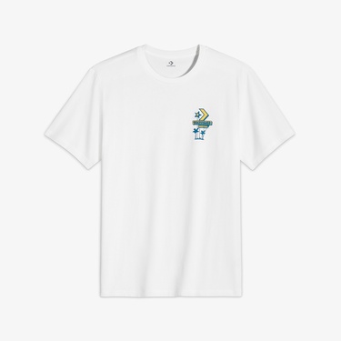  Converse Erkek Beyaz T-Shirt